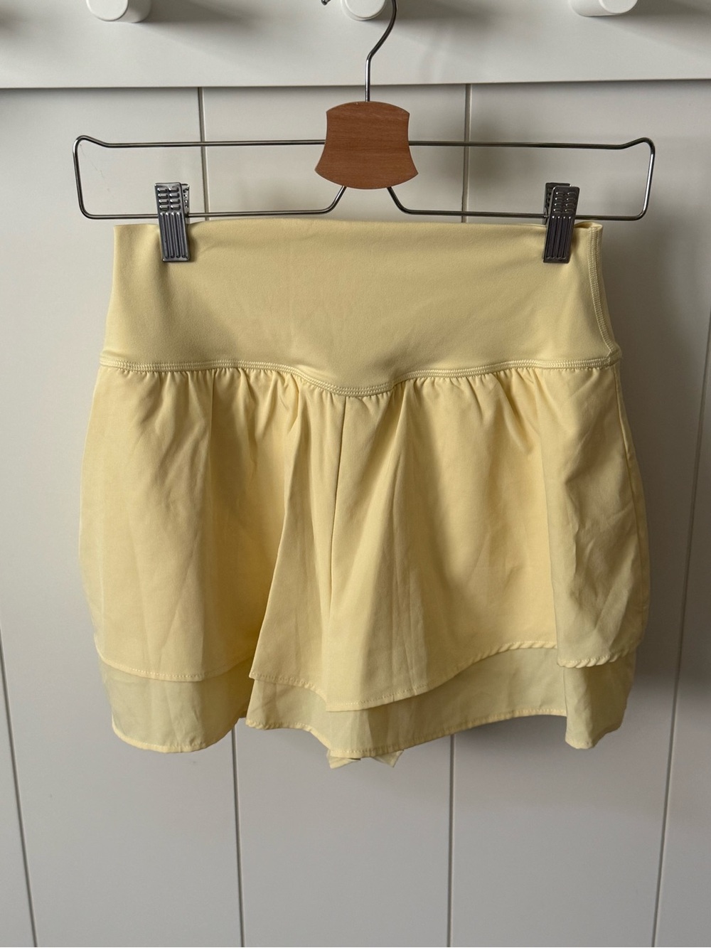 Yogalicious Women's Athletic Shorts in Yellow